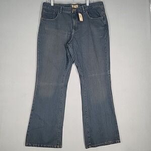 Steve & Barry's Jeans Women's 18 Regular Blue Cotton Denim Bootcut Casual
